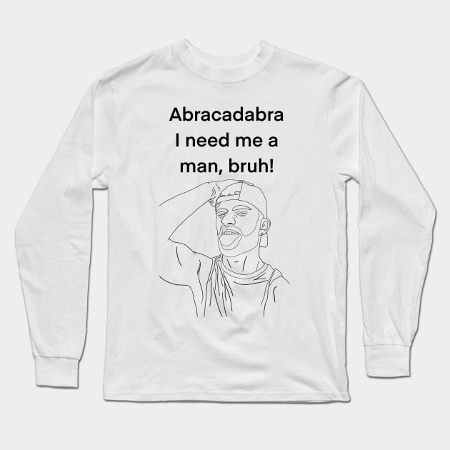 Abracadabra Snapback Long Sleeve T-Shirt by ValeksGayArt